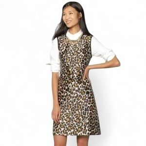 J. Crew Leopard Print Dress